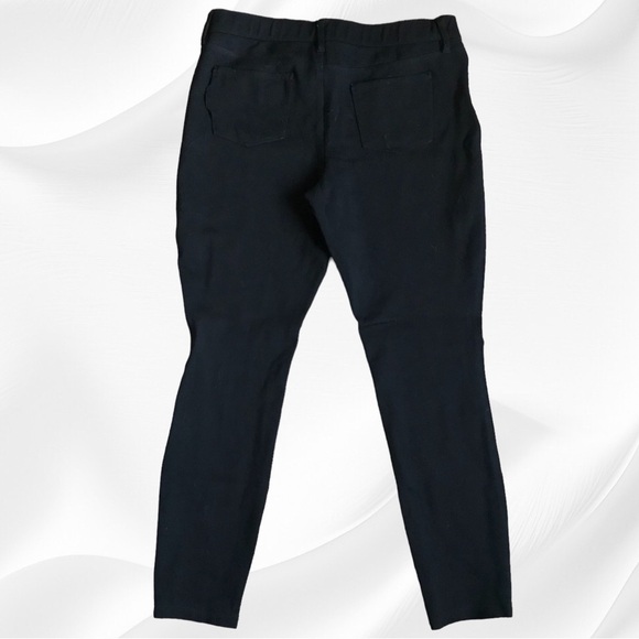 J. Crew Mercantile Black Classic Ponte Style Slim Pull-On Pants Size 10 - Picture 5 of 5